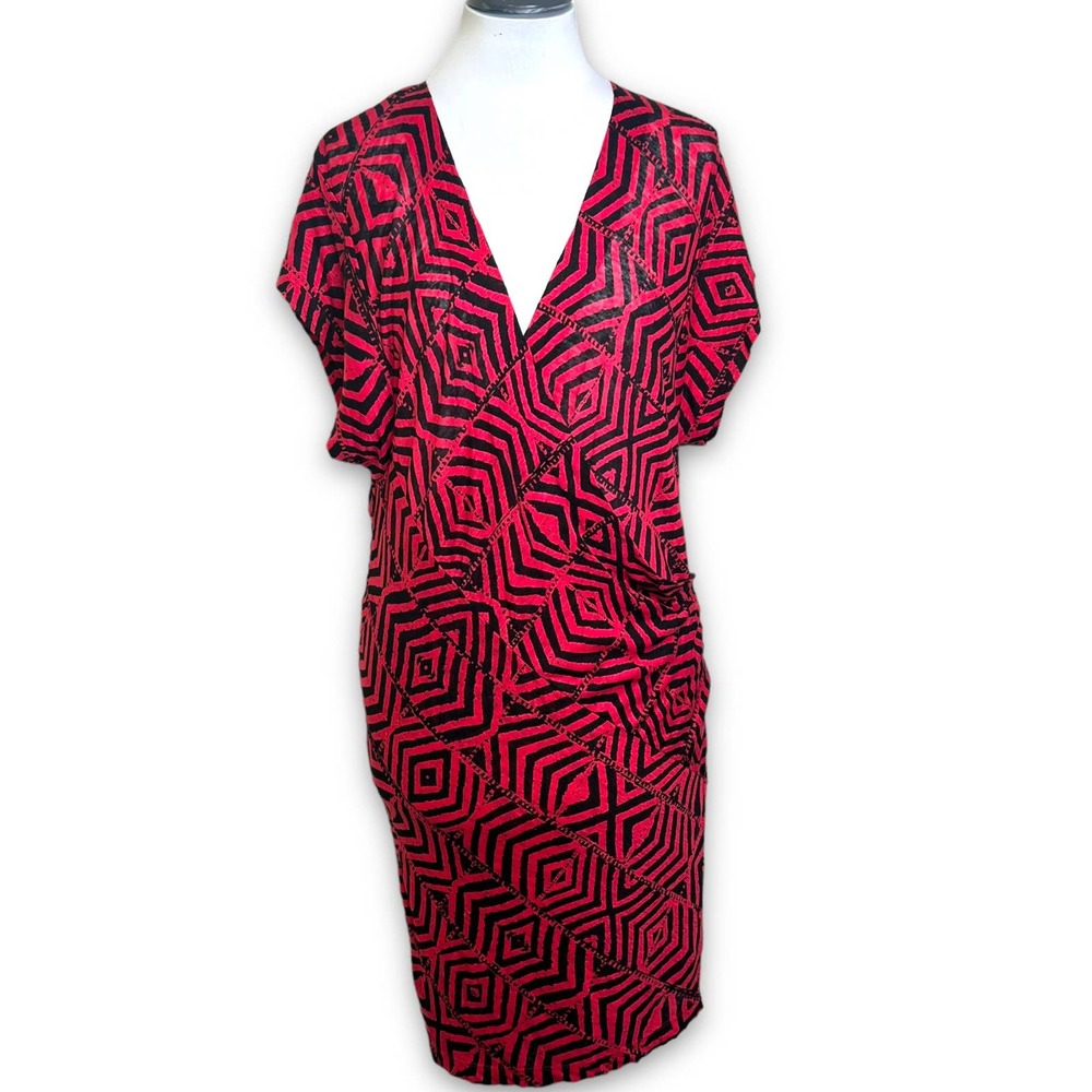 Plenty by Tracy Reese NWT Tribal Surplice Sack Dress XS